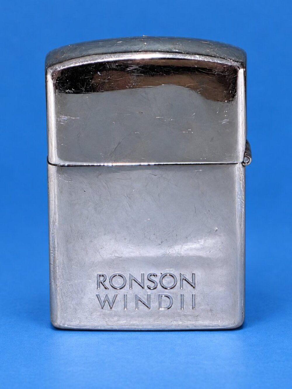 Ronson WINDII Chrome Petrol Lighter – Tested Working